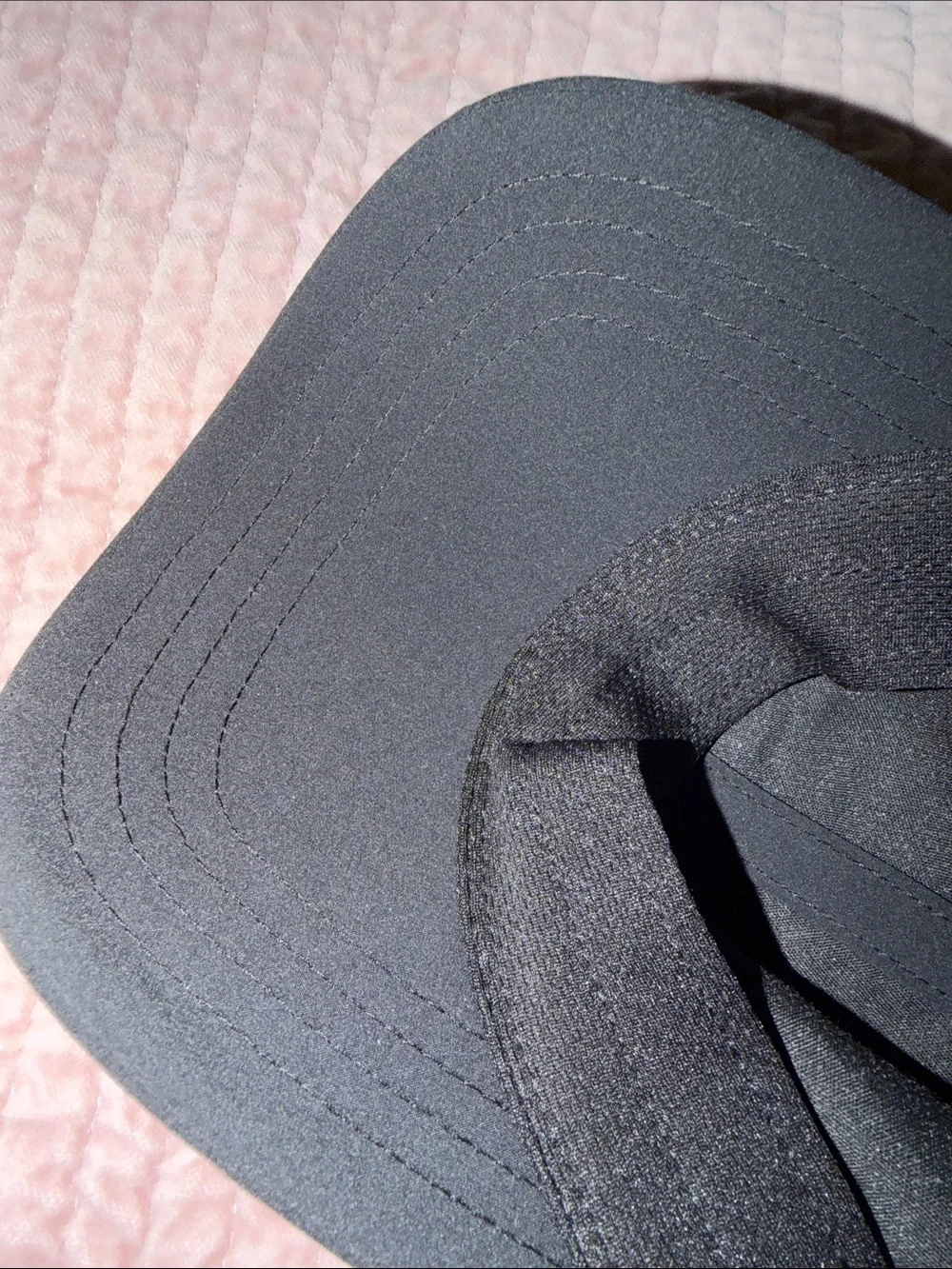 ALO Yoga Kids Black Cap with White Logo